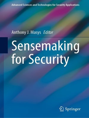 cover image of Sensemaking for Security